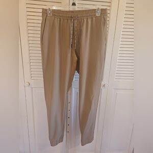 Southern Tide Excursion Performance Jogger Pants Men's Large Khaki Beige